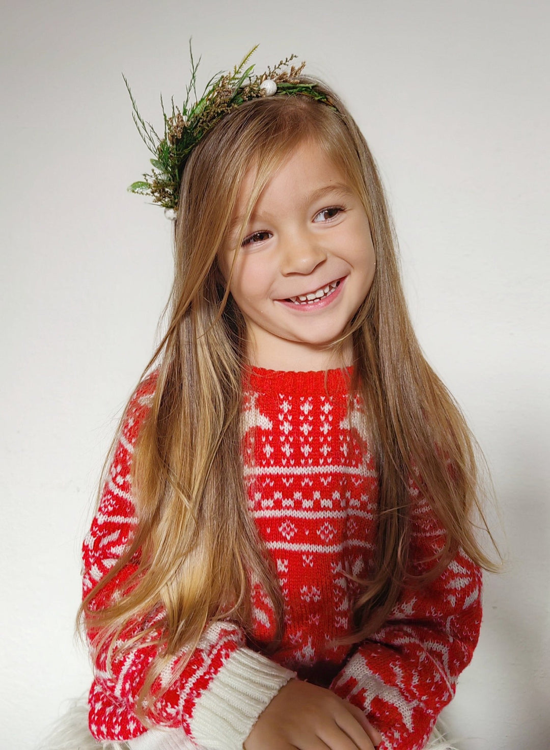 Winter Woodland Headband: Greenery Christmas Party Hair Accessory – handmade floral hair accessory by magaela