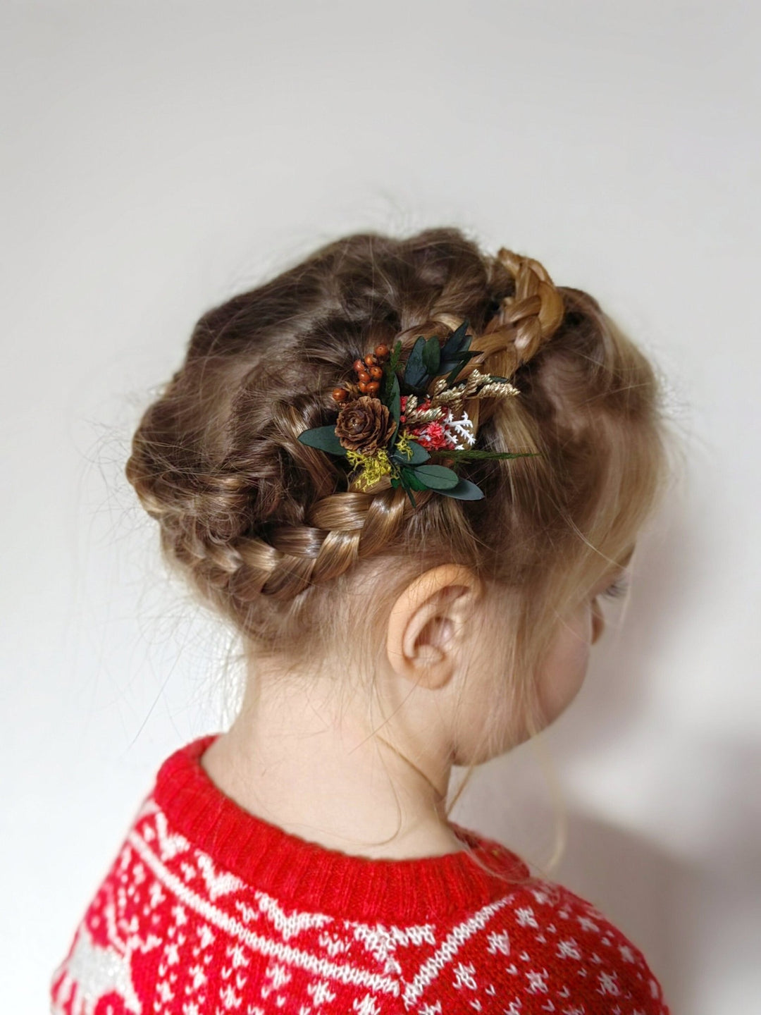 Toadstool Flower Hairpins: Vintage Woodland Wedding Headpiece – handmade floral hair accessory by magaela