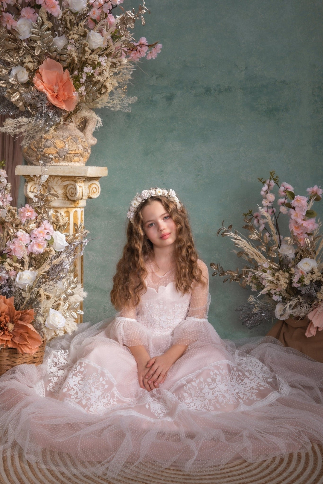 Ivory Rose Flower Headband: Bridal Hair Jewelry – handmade floral hair accessory by magaela