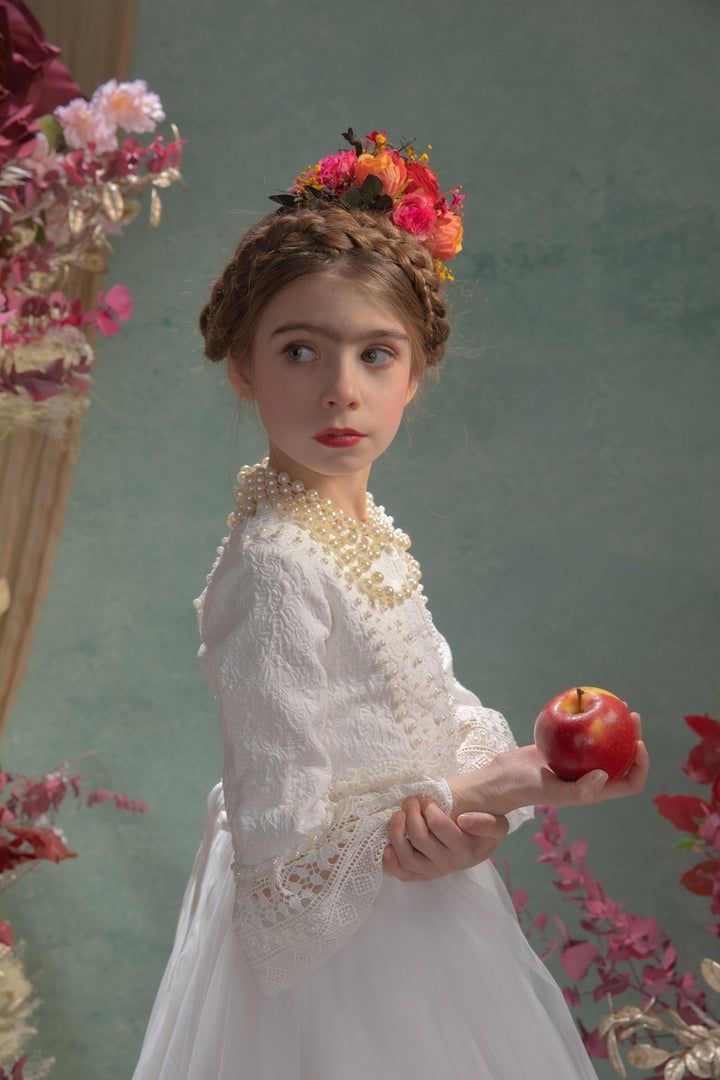 Frida Flower Headband: Pink, Red, Orange - Halloween Costume – handmade floral hair accessory by magaela