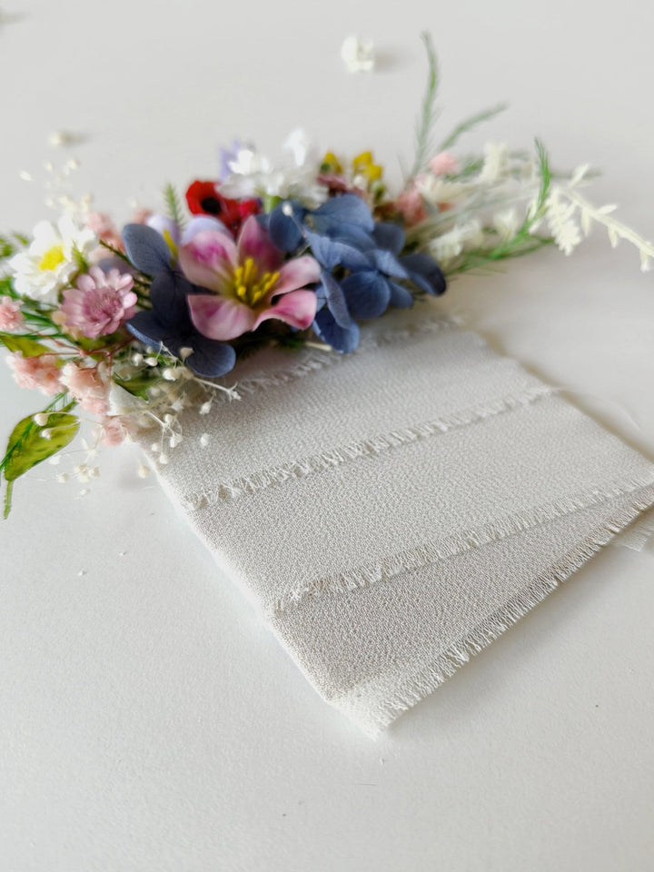 Meadow Wildflower Pocket Boutonniere: Summer Wedding Groom Accessory – handmade floral hair accessory by magaela