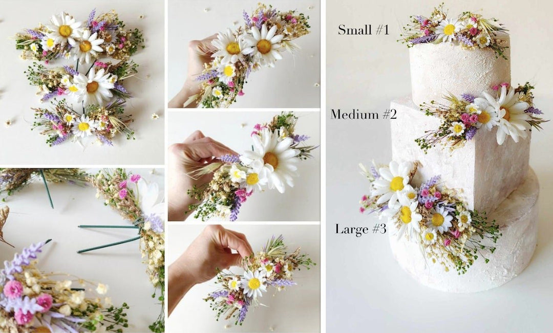 Daisy Boutonniere: Wildflower Lavender Corsage, Spring Wedding – handmade floral hair accessory by magaela