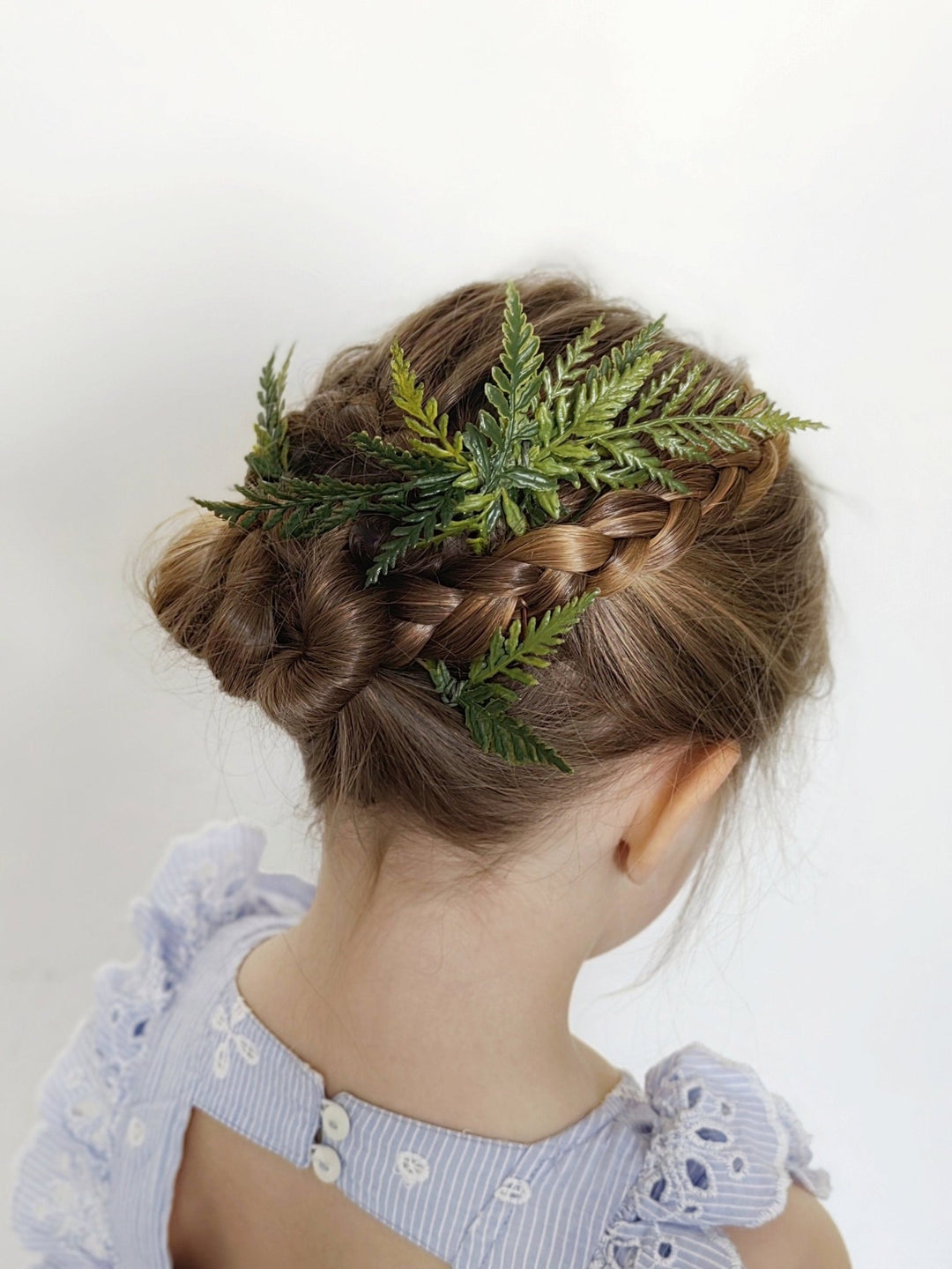 Fern Bridal Hair Comb & Pins: Greenery Wedding Hair Accessory – handmade floral hair accessory by magaela