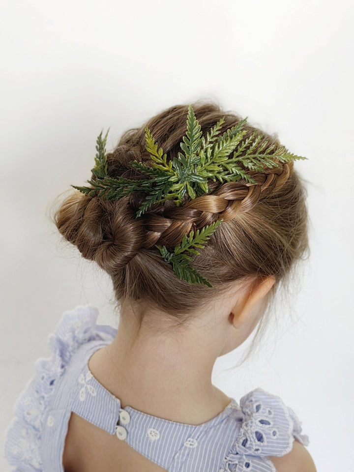 Fern Bridal Hair Comb & Pins: Greenery Wedding Hair Accessory – handmade floral hair accessory by magaela
