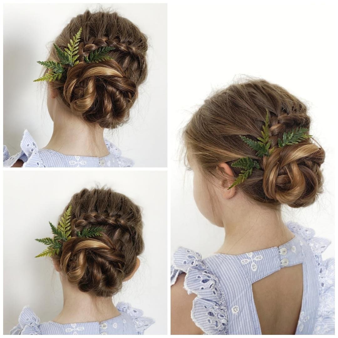 Fern Bridal Hair Comb & Pins: Greenery Wedding Hair Accessory – handmade floral hair accessory by magaela