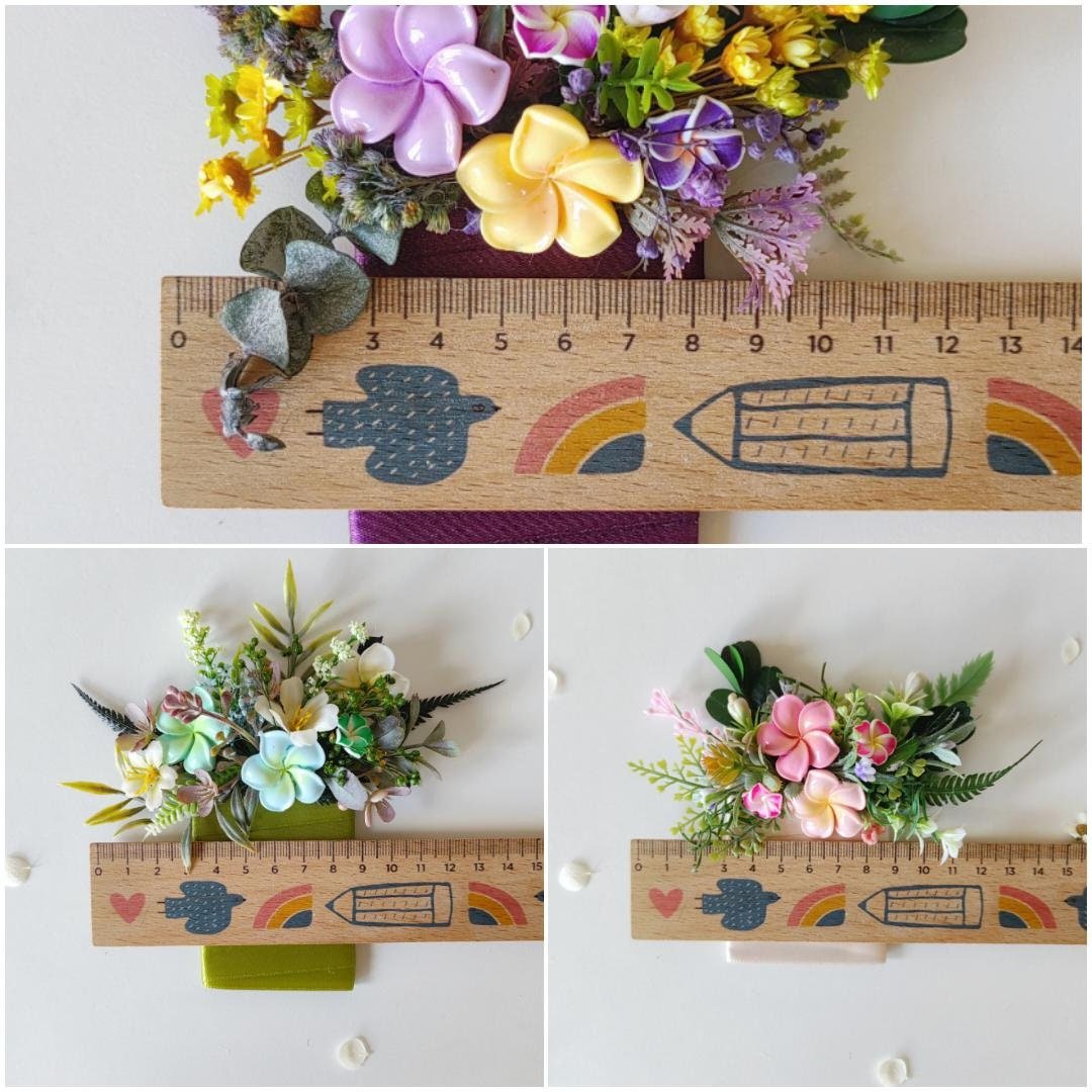 Plumeria Boutonniere: Tropical Wedding Corsage for Groom – handmade floral hair accessory by magaela