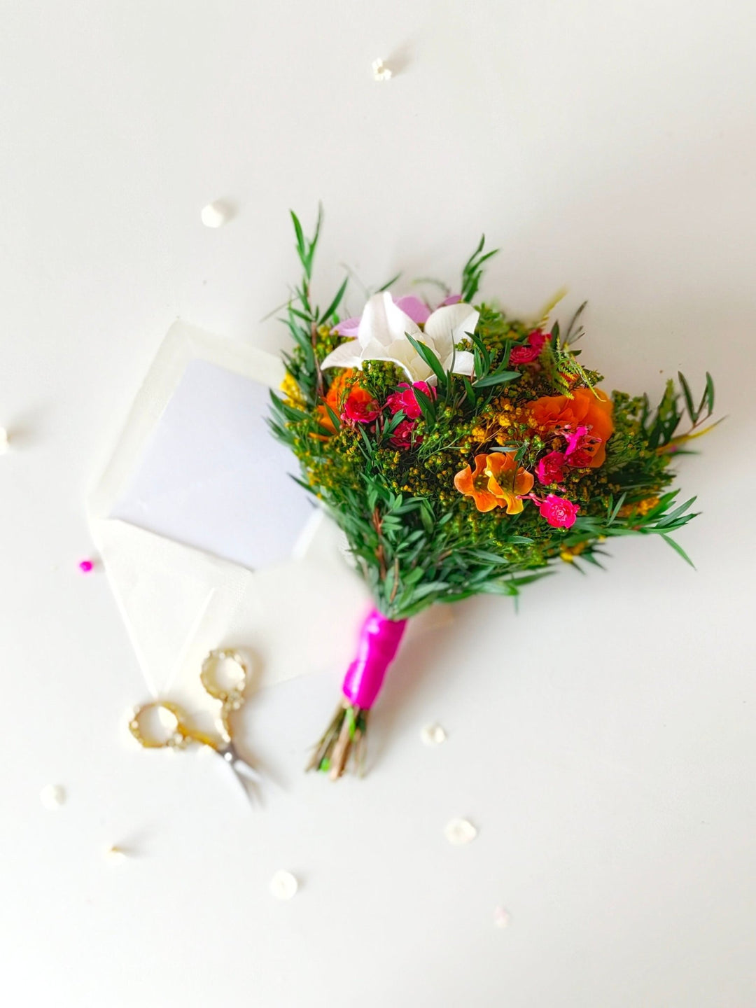 Tropical Bridal Bouquet: Aloha Hawaii Style Succulents, Beach Wedding – handmade floral hair accessory by magaela