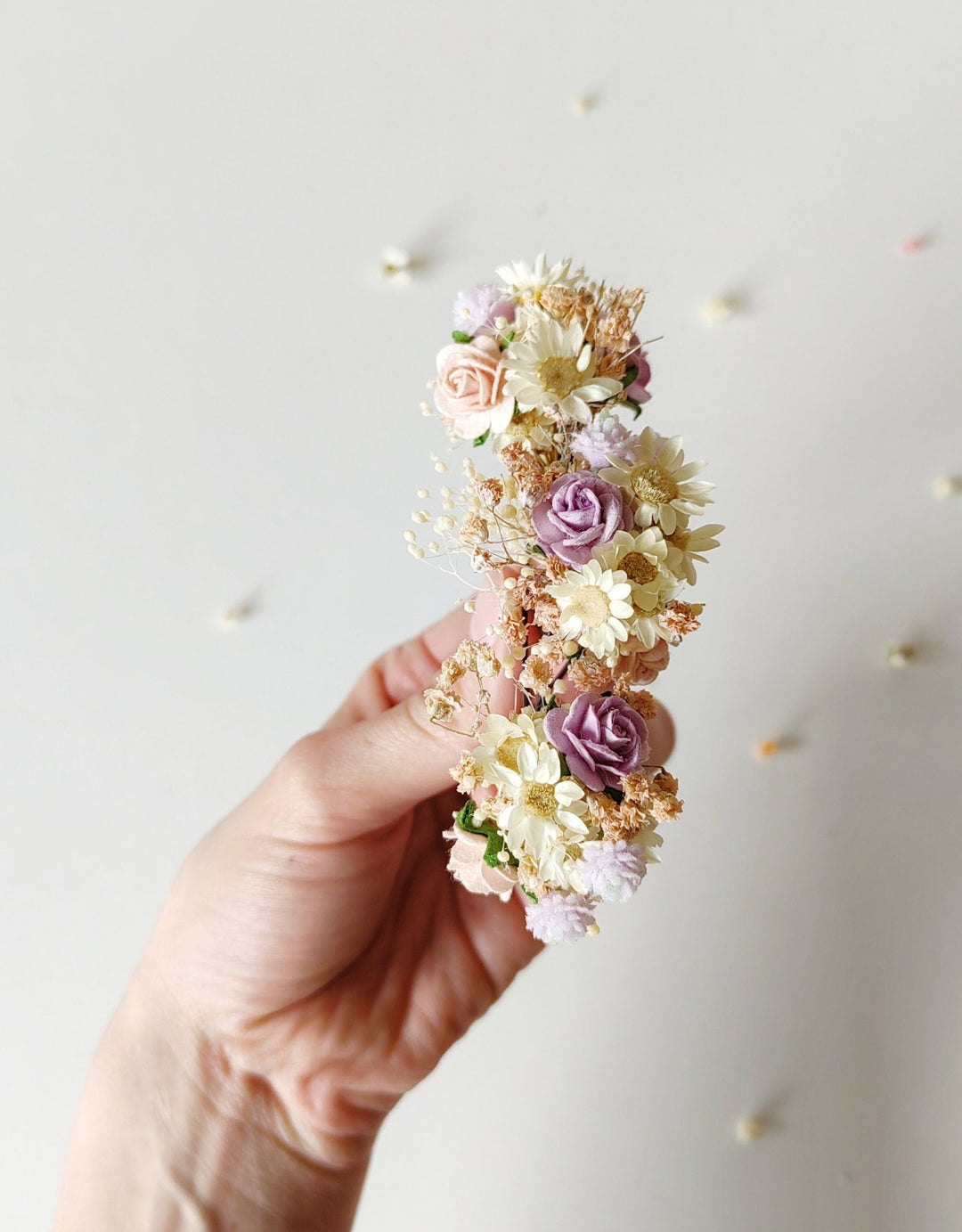 Pastel Flower Hairpins: Romantic Wedding Bridal Hair Accessory – handmade floral hair accessory by magaela