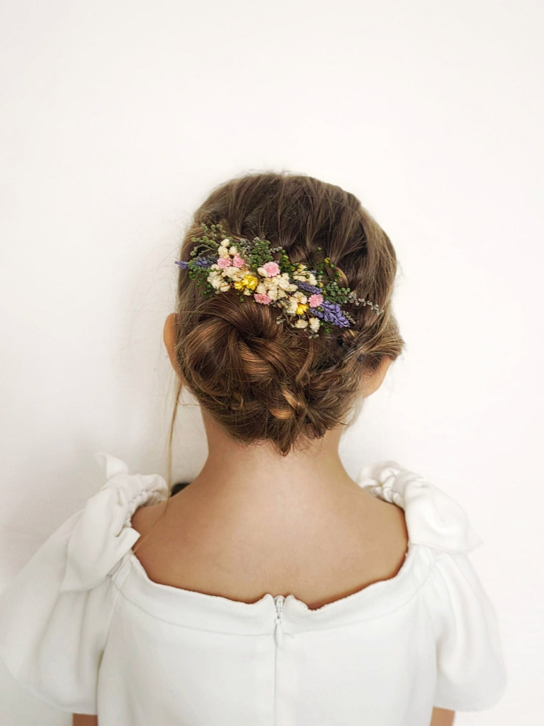 Wildflower Hair Comb: Bohemian Bridal Hair Accessory – handmade floral hair accessory by magaela
