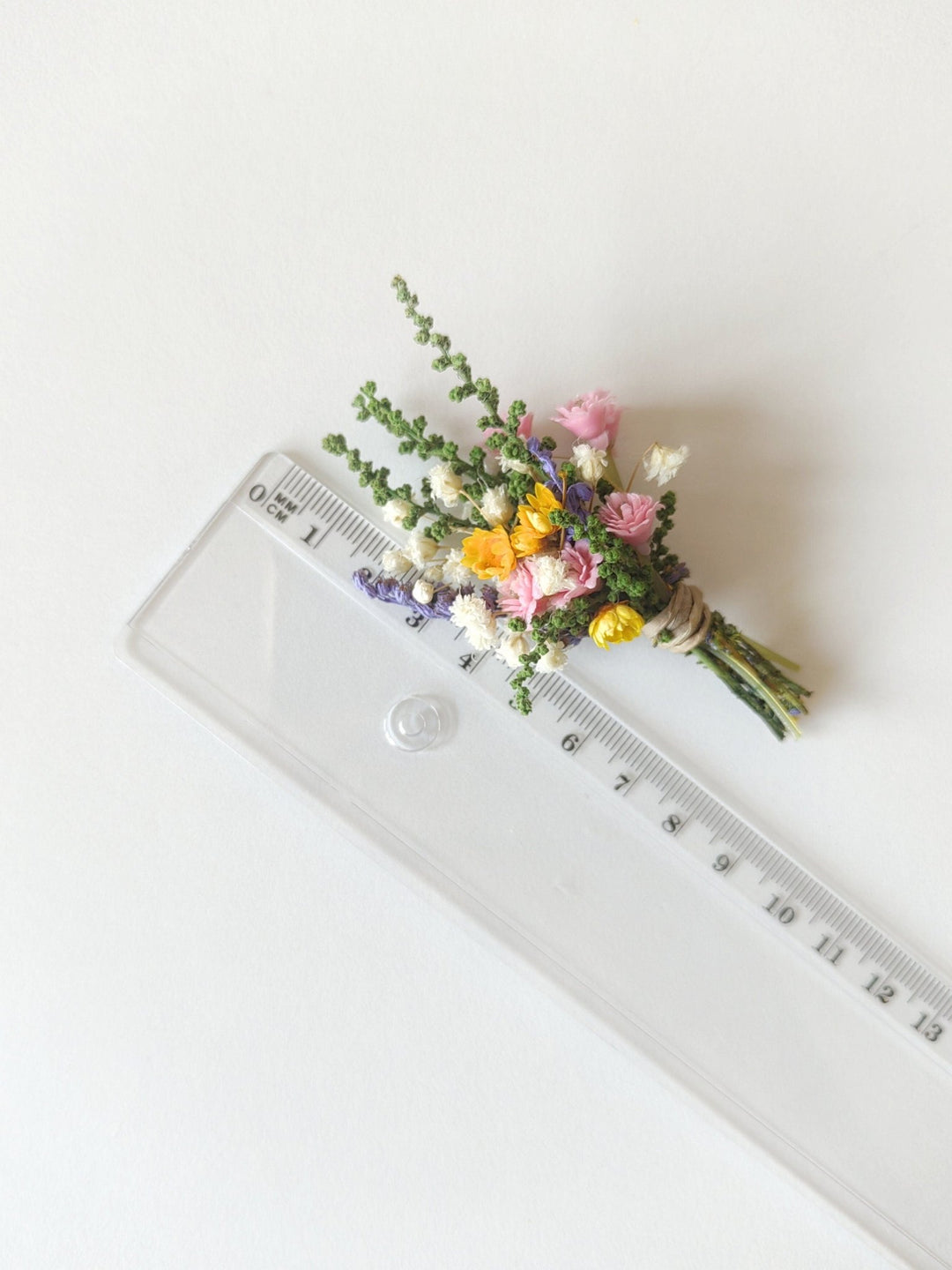 Wildflower Boutonniere: Colorful Meadow Wedding Corsage – handmade floral hair accessory by magaela