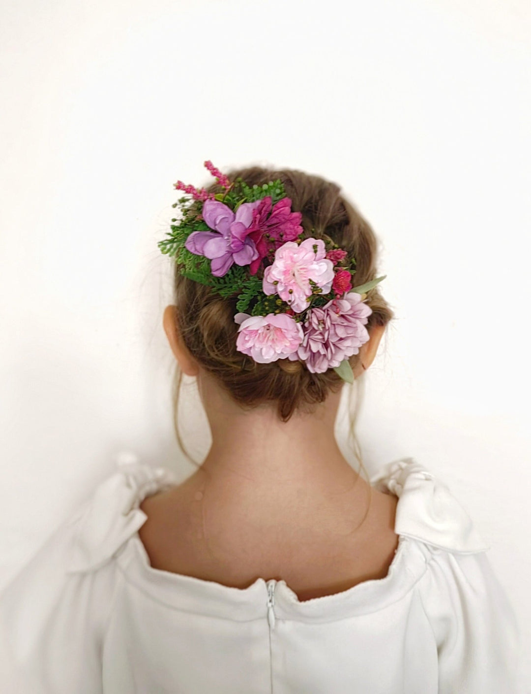 Frida Style Flower Hairpins: Colorful Boho Wedding Hair Accessories – handmade floral hair accessory by magaela