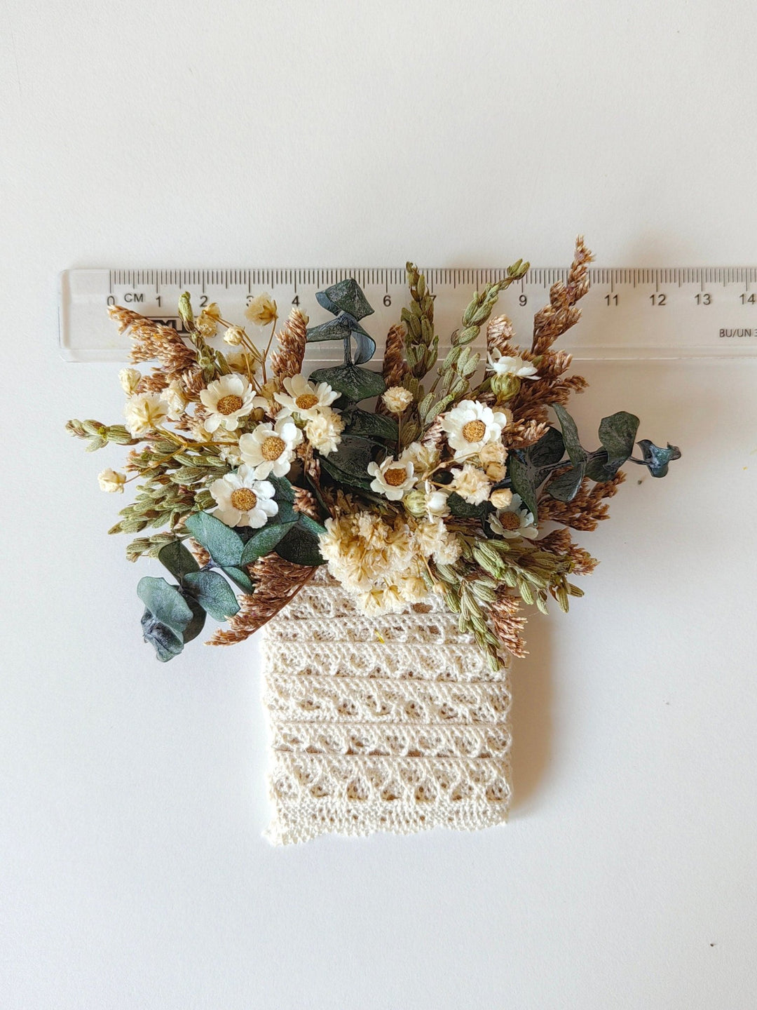 Greenery Eucalyptus Boutonniere: Vintage Wedding Buttonhole – handmade floral hair accessory by magaela