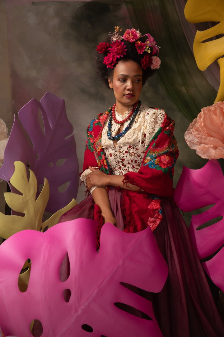 Frida Flower Hair Clips: Colorful Floral Hairpins, Boho Wedding – handmade floral hair accessory by magaela