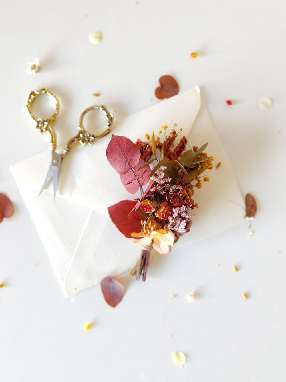 Autumn Boho Groom Boutonniere: Rustic Fall Wedding Accessory – handmade floral hair accessory by magaela