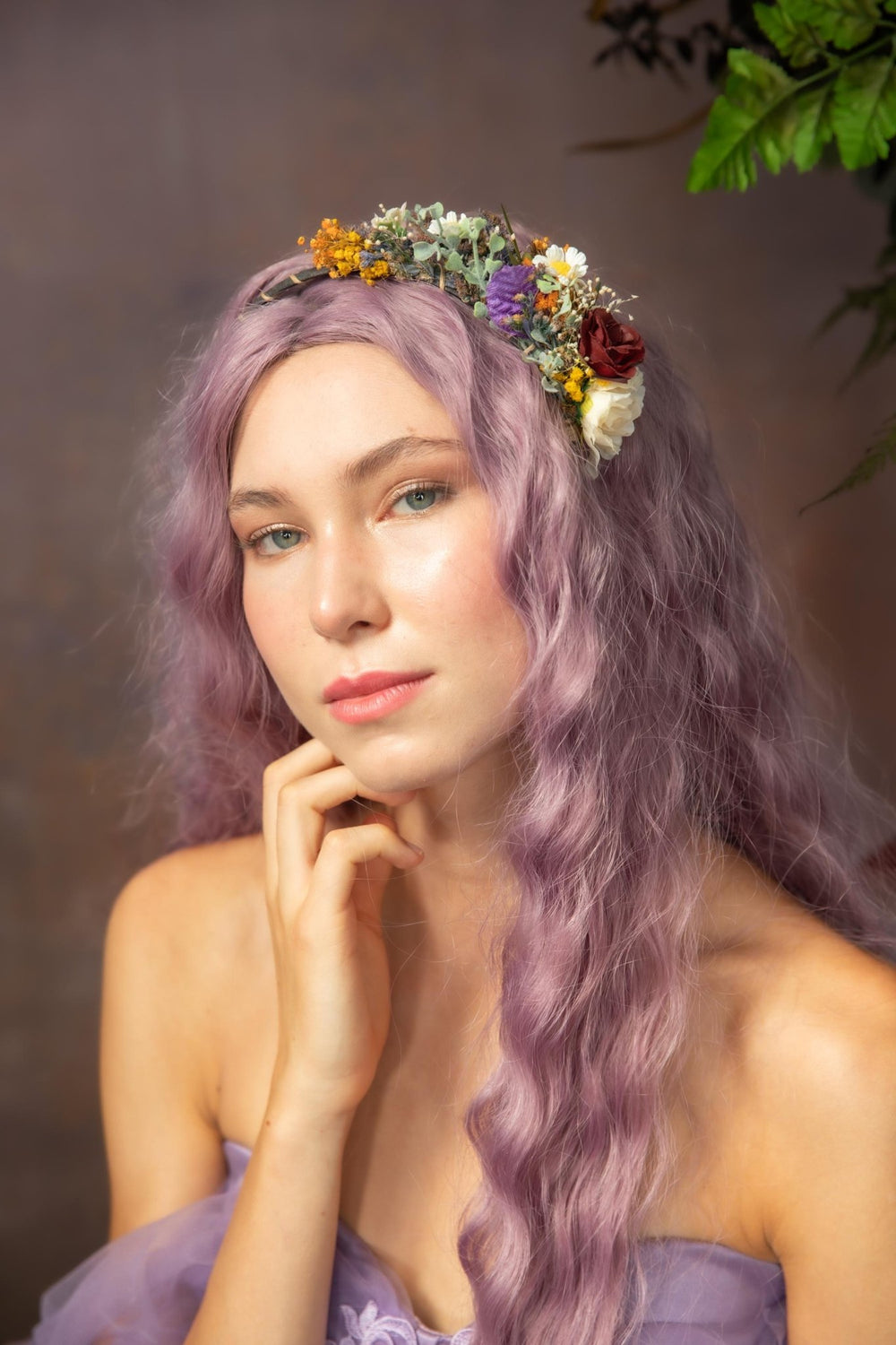 Daisy Flower Headband: Romantic Bridal Headpiece – handmade floral hair accessory by magaela