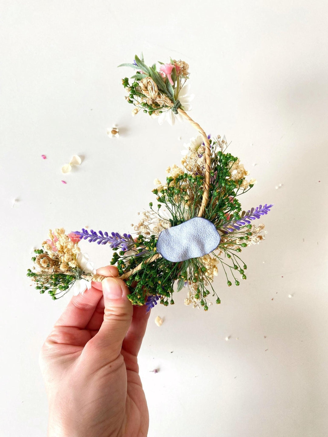 Daisy Flower Hair Vine: Wedding Bridal Hair Accessories – handmade floral hair accessory by magaela