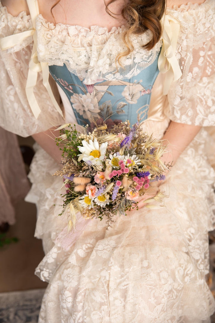 Daisy Wildflower Bouquet: Artificial Spring Wedding Accessory – handmade floral hair accessory by magaela