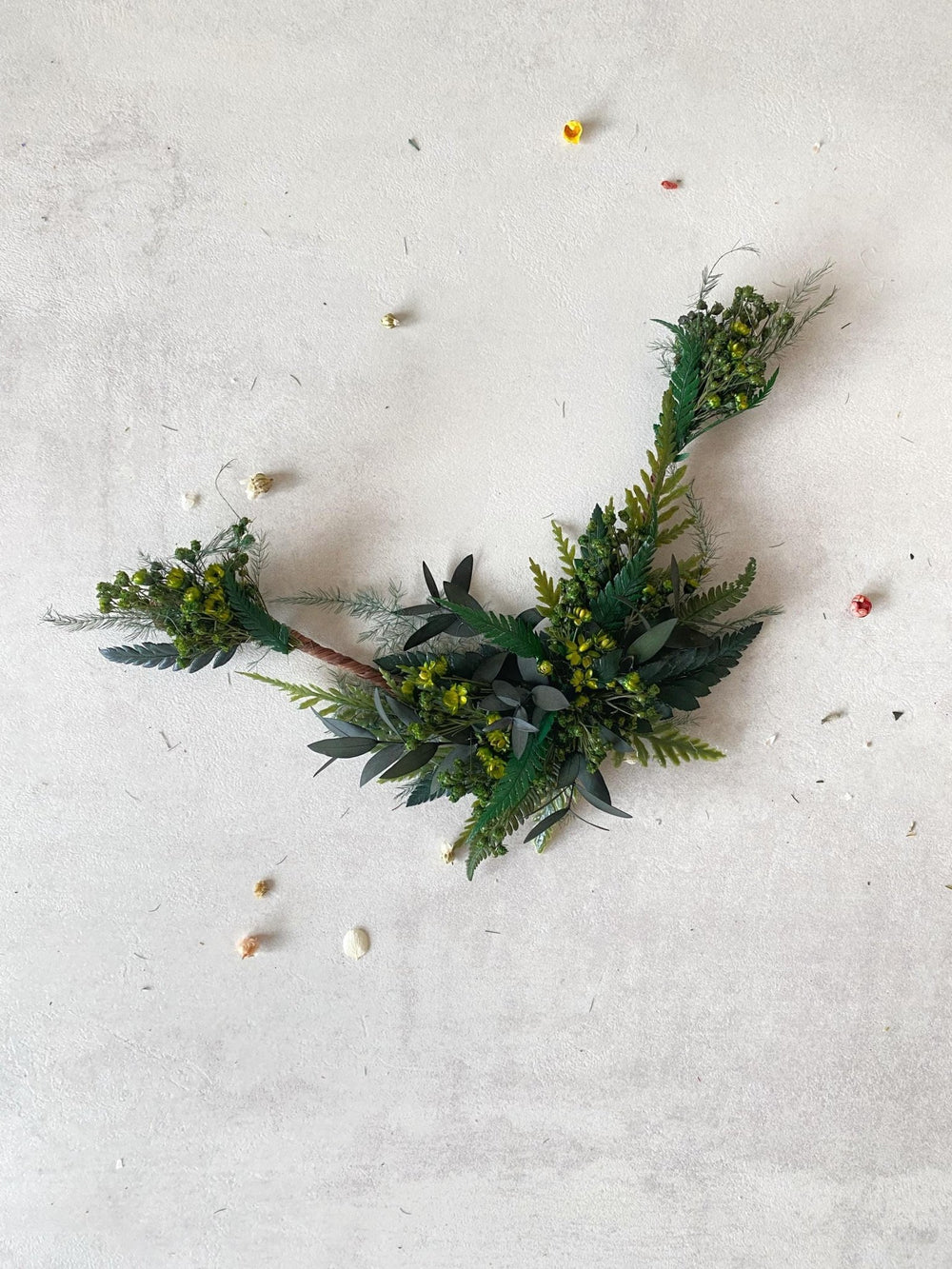 Greenery Wedding Hair Vine: Fern Woodland Bridal Accessory – handmade floral hair accessory by magaela
