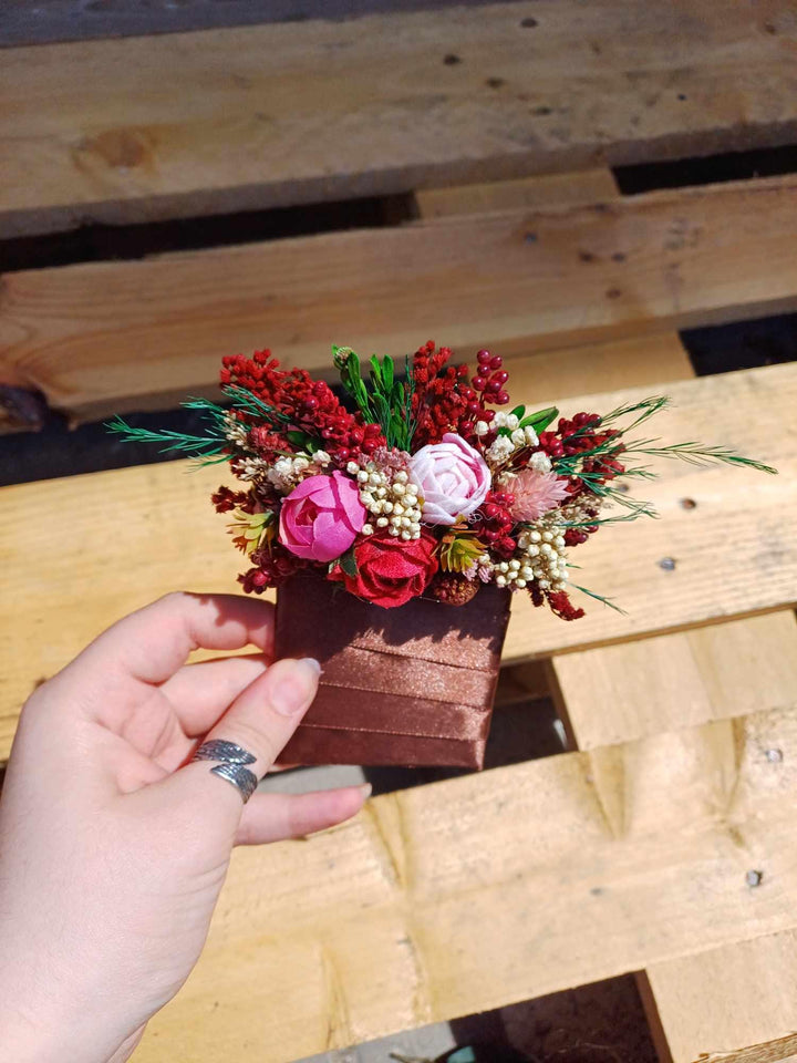 Fuchsia Flower Headband: Pink Peony Bridal Hairband – handmade floral hair accessory by magaela