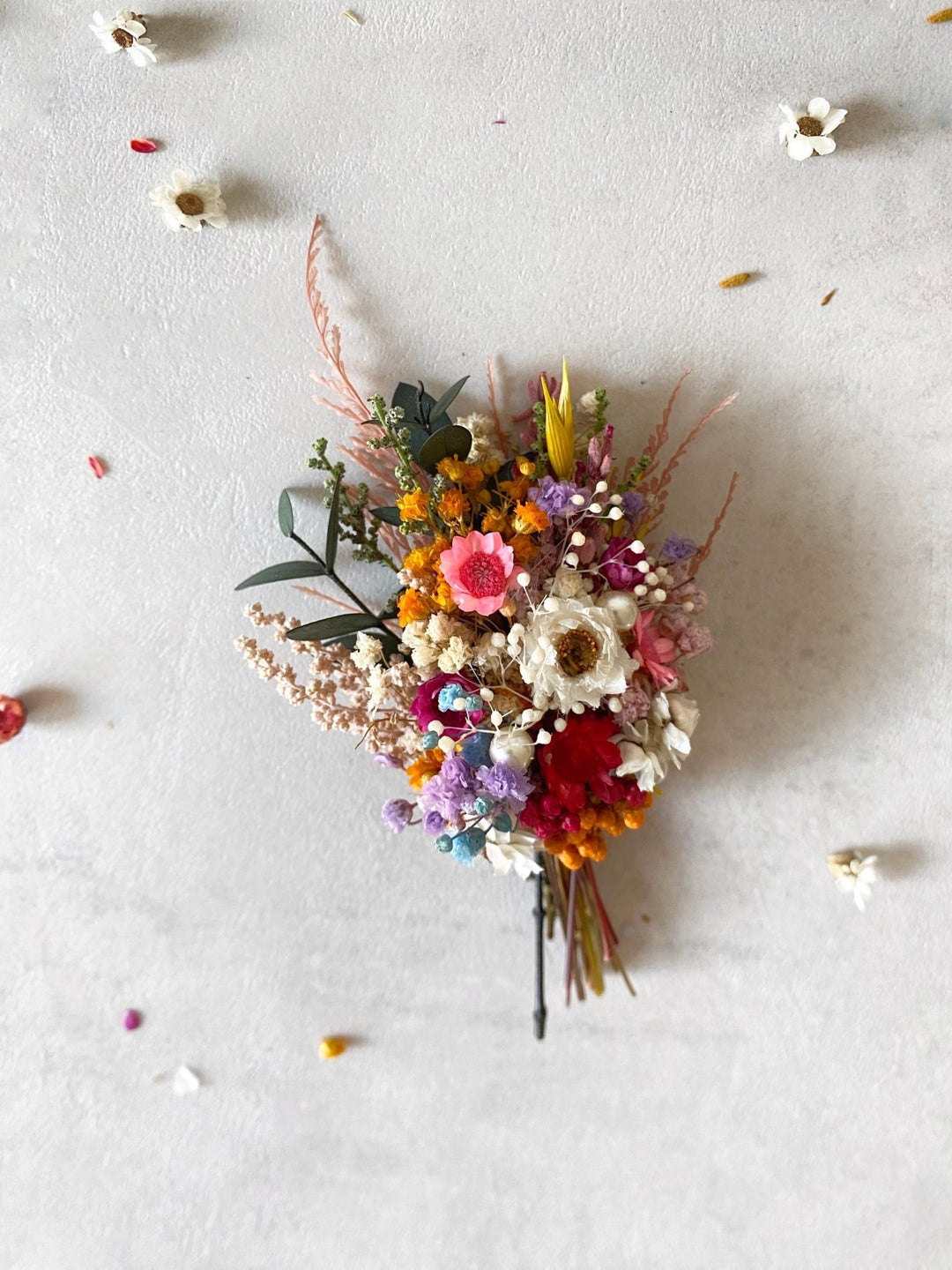 Rustic Meadow Boutonniere: Preserved Wildflower Groomsmen Corsage – handmade floral hair accessory by magaela