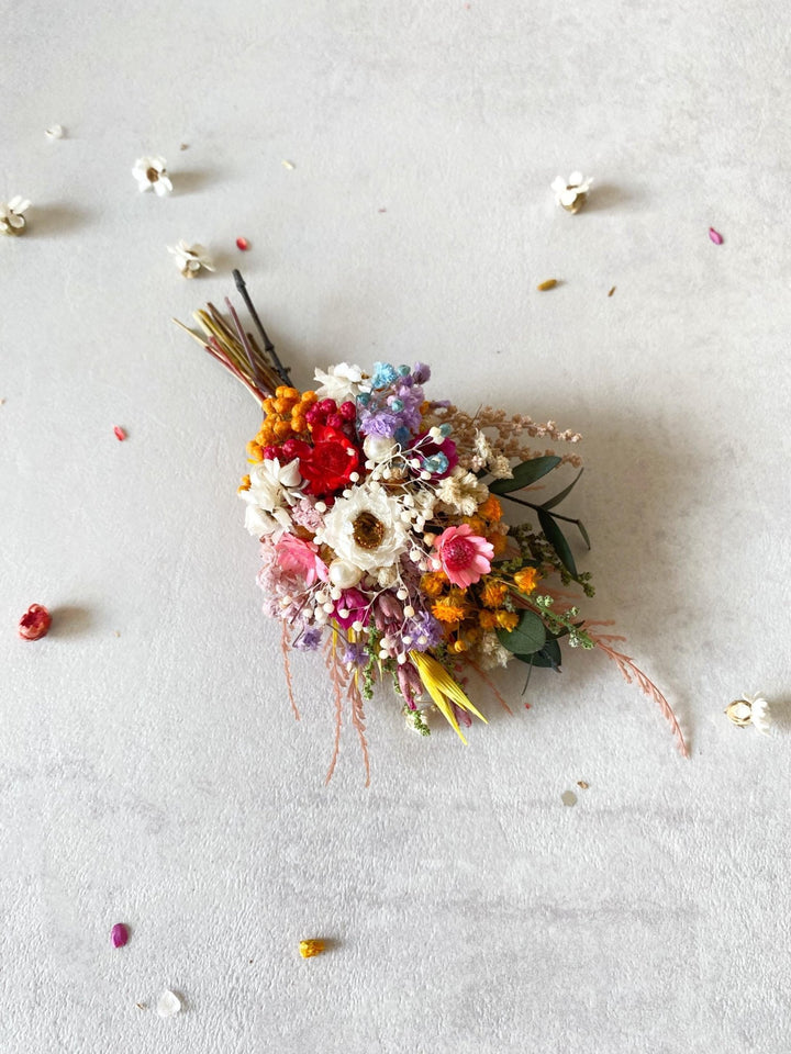 Rustic Meadow Boutonniere: Preserved Wildflower Groomsmen Corsage – handmade floral hair accessory by magaela