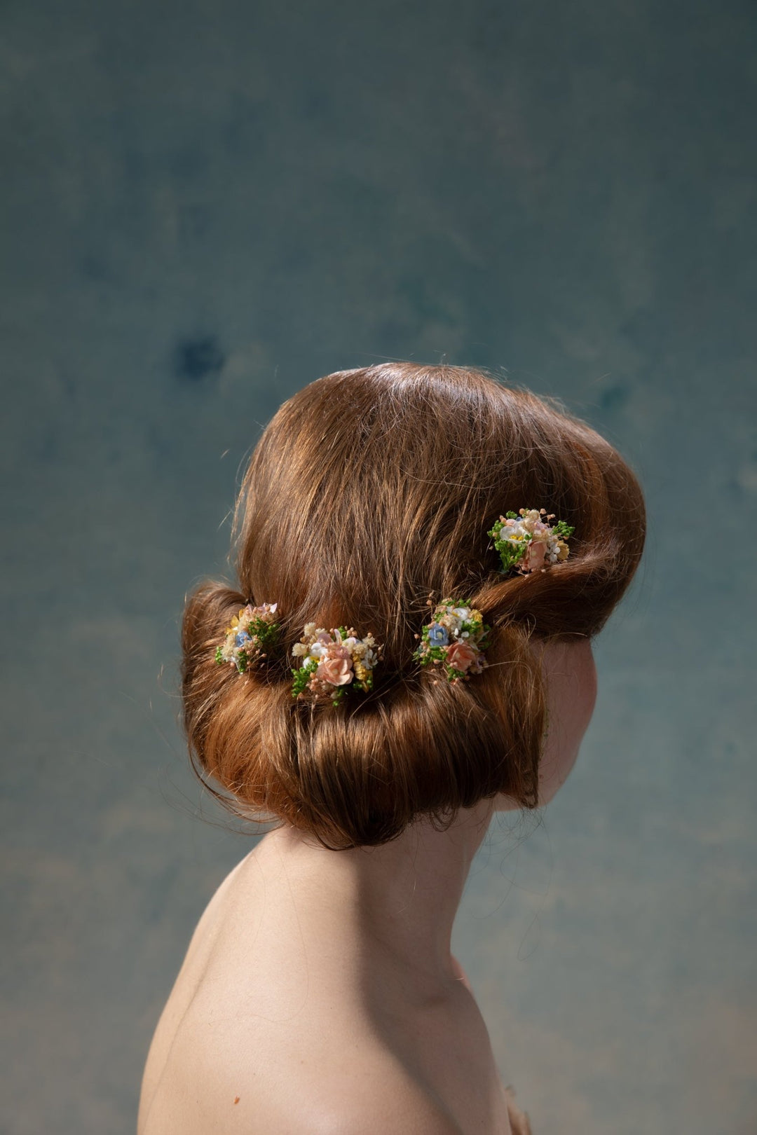 Wildflower Hair Pins: Bridal Meadow Flower Bobby Pins – handmade floral hair accessory by magaela