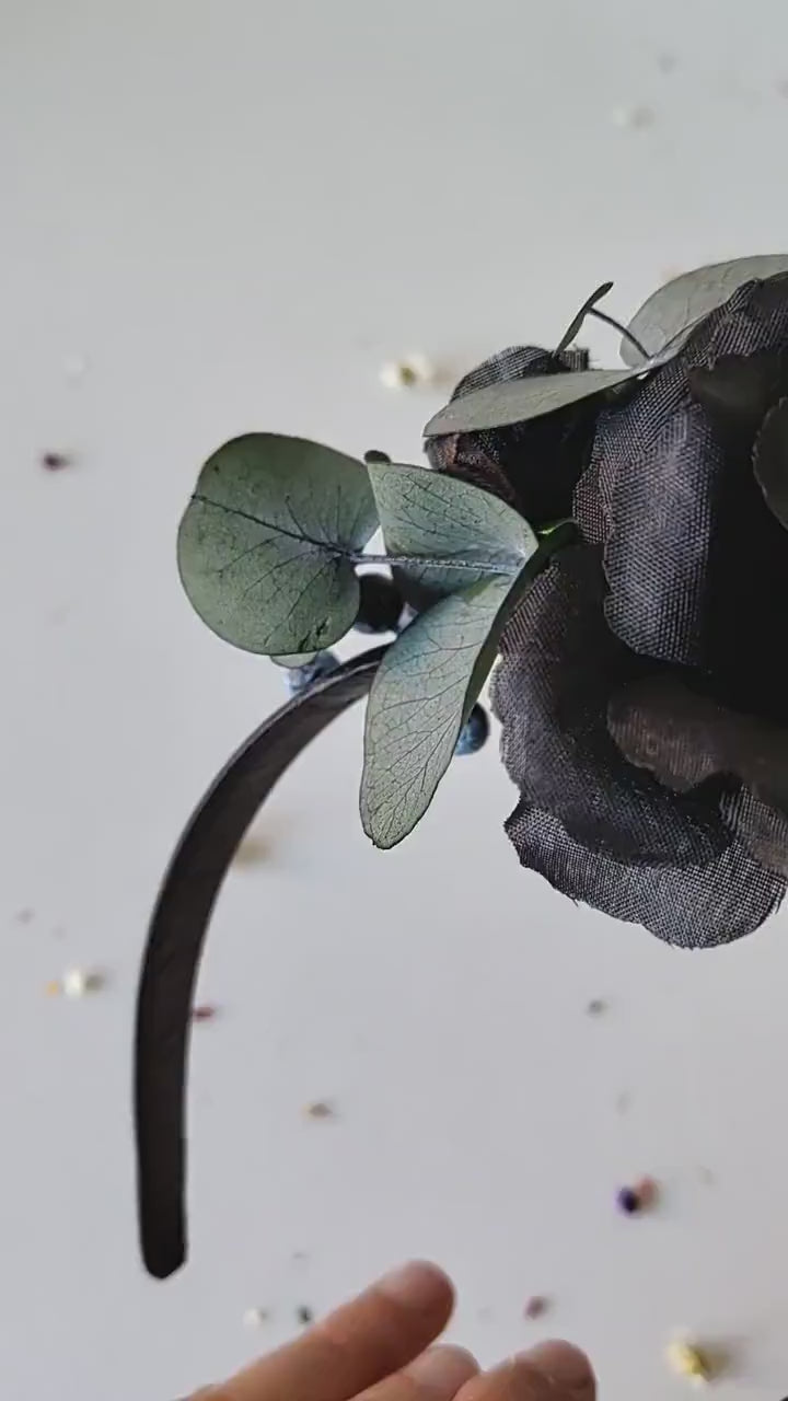 Frida Colorful Flower Headpiece: Summer wedding headband