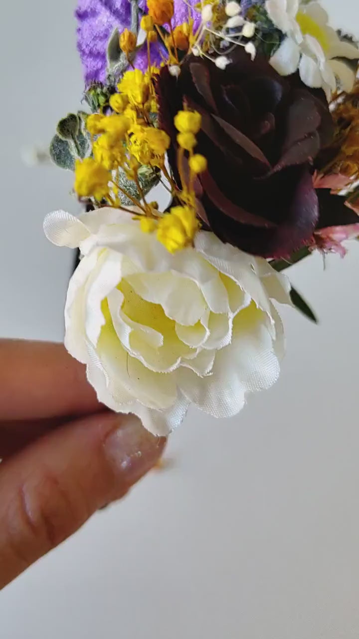 Daisy Flower Headband: Romantic Bridal Headpiece