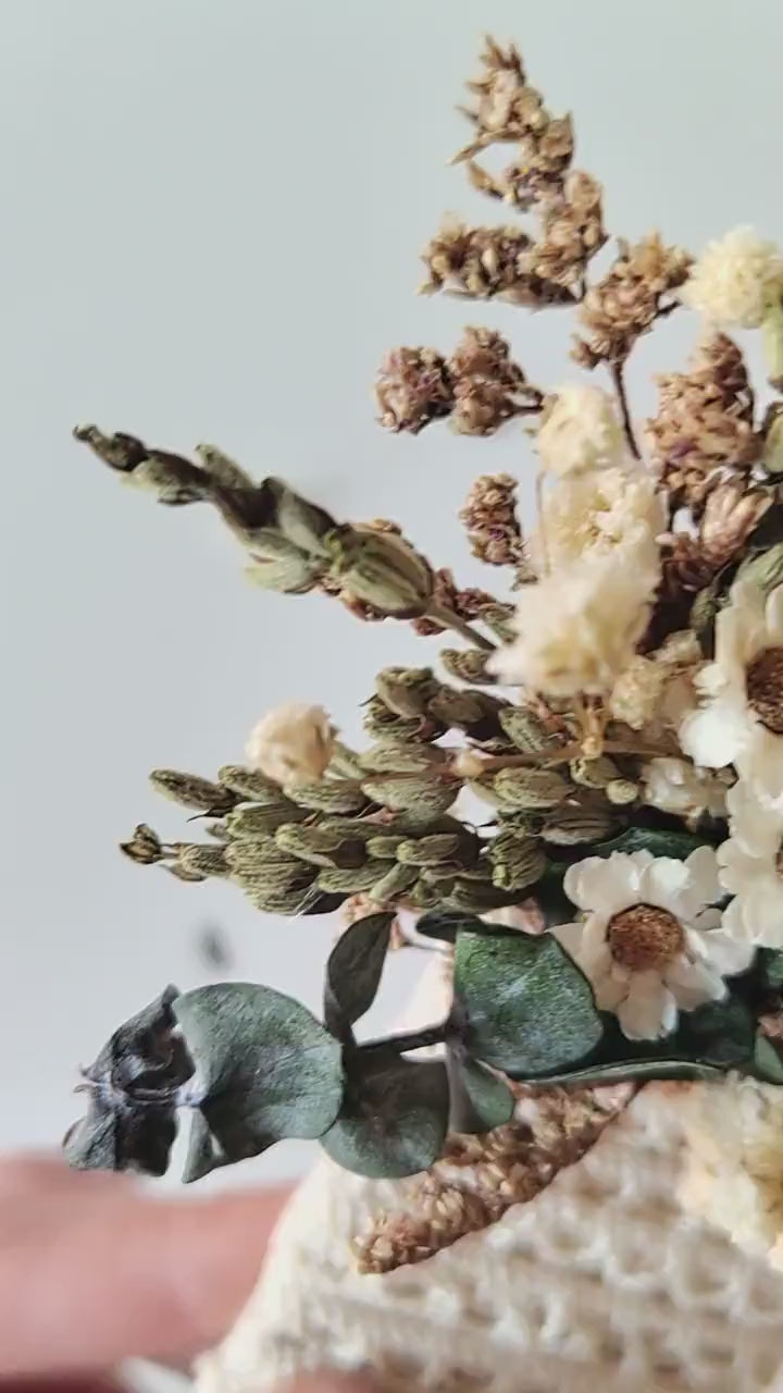 Greenery Eucalyptus Boutonniere: Vintage Wedding Buttonhole