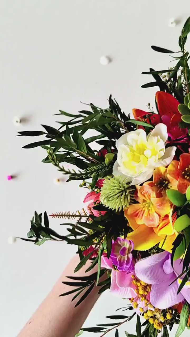 Tropical Bridal Bouquet: Aloha Hawaii Style, Summer Beach Wedding