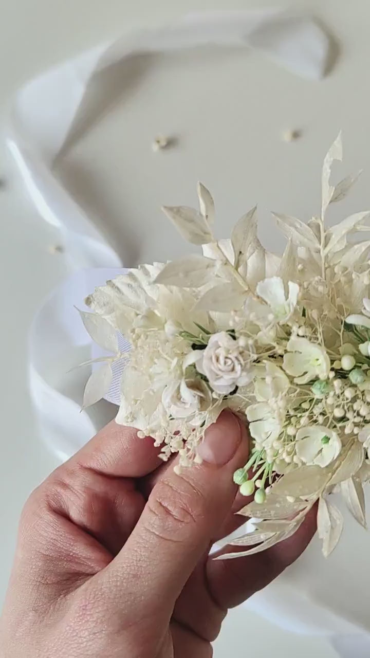 Cream Flower Girl Belt: Romantic First Communion Dress Sash