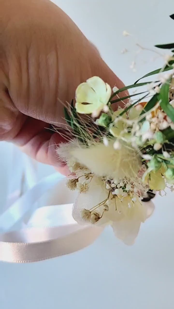 Plumeria Flower Wreath: Boho Bridal Hair, Summer Wedding