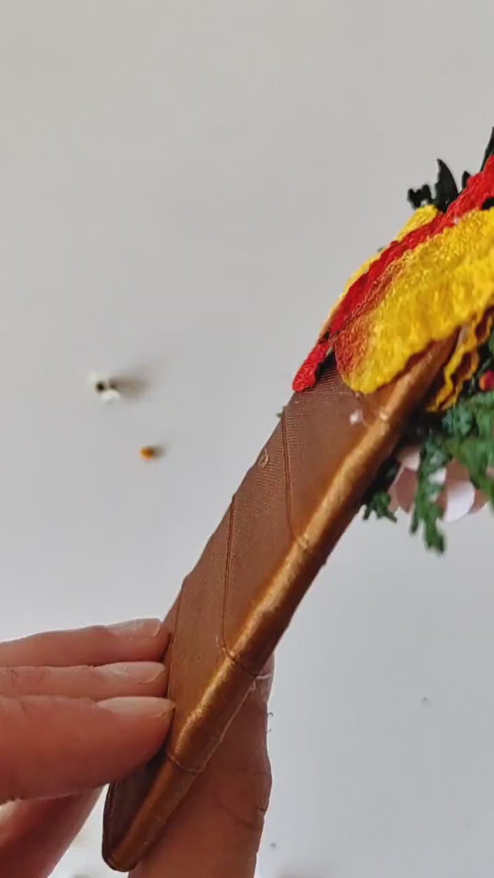 Terracotta Pocket Corsage: Autumn Wedding Groom Accessory