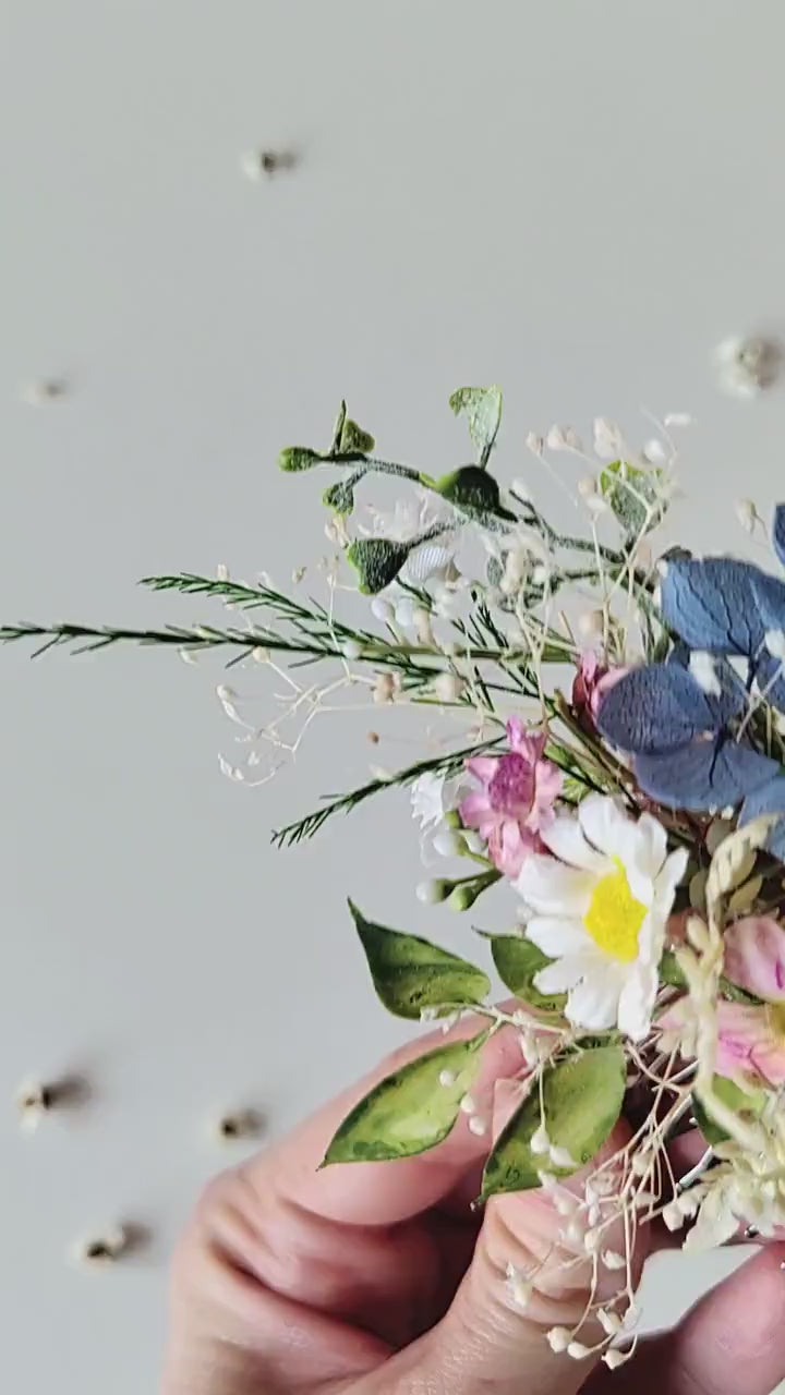 Wildflower Hair Comb: Romantic Bridal Boho Wedding Accessory