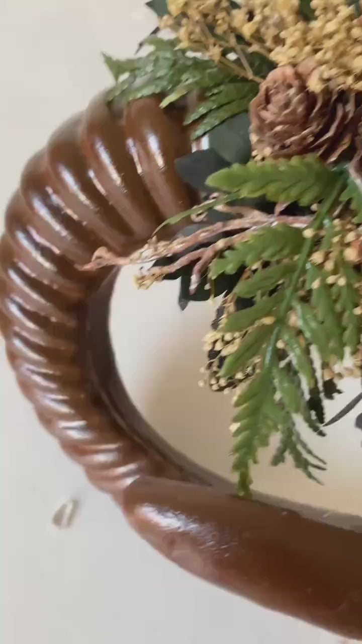 Woodland Horns Crown: Pagan Tiara Headband for Halloween