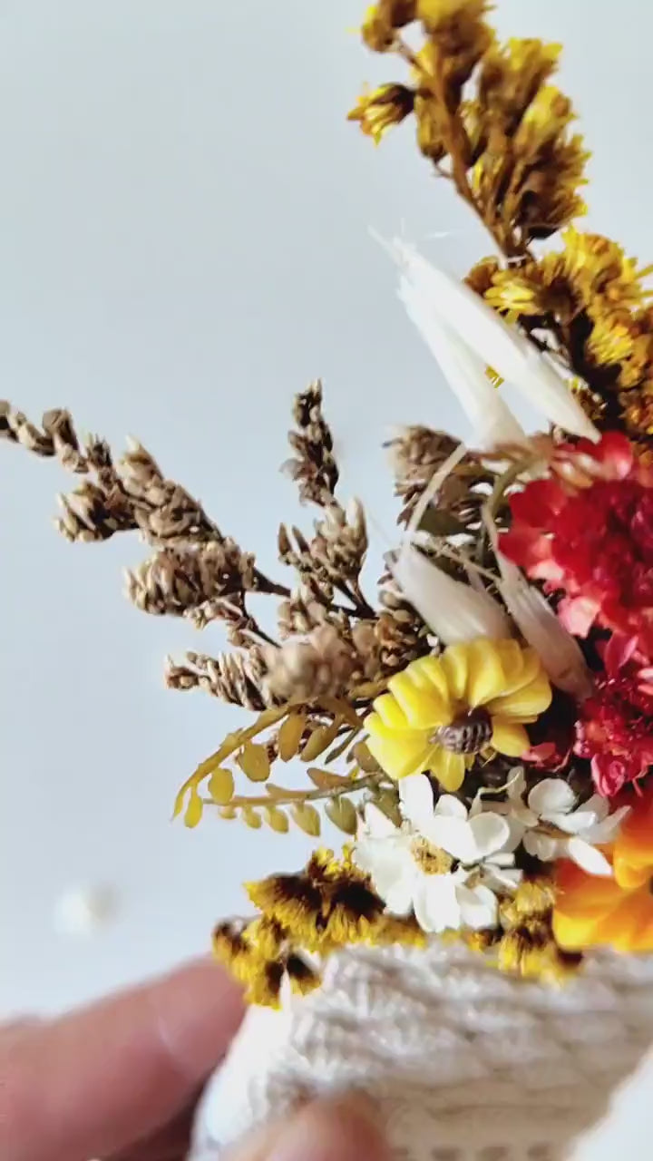 Sunflower Wedding Boutonniere: Anemone & Purple Flowers, Groom Corsage