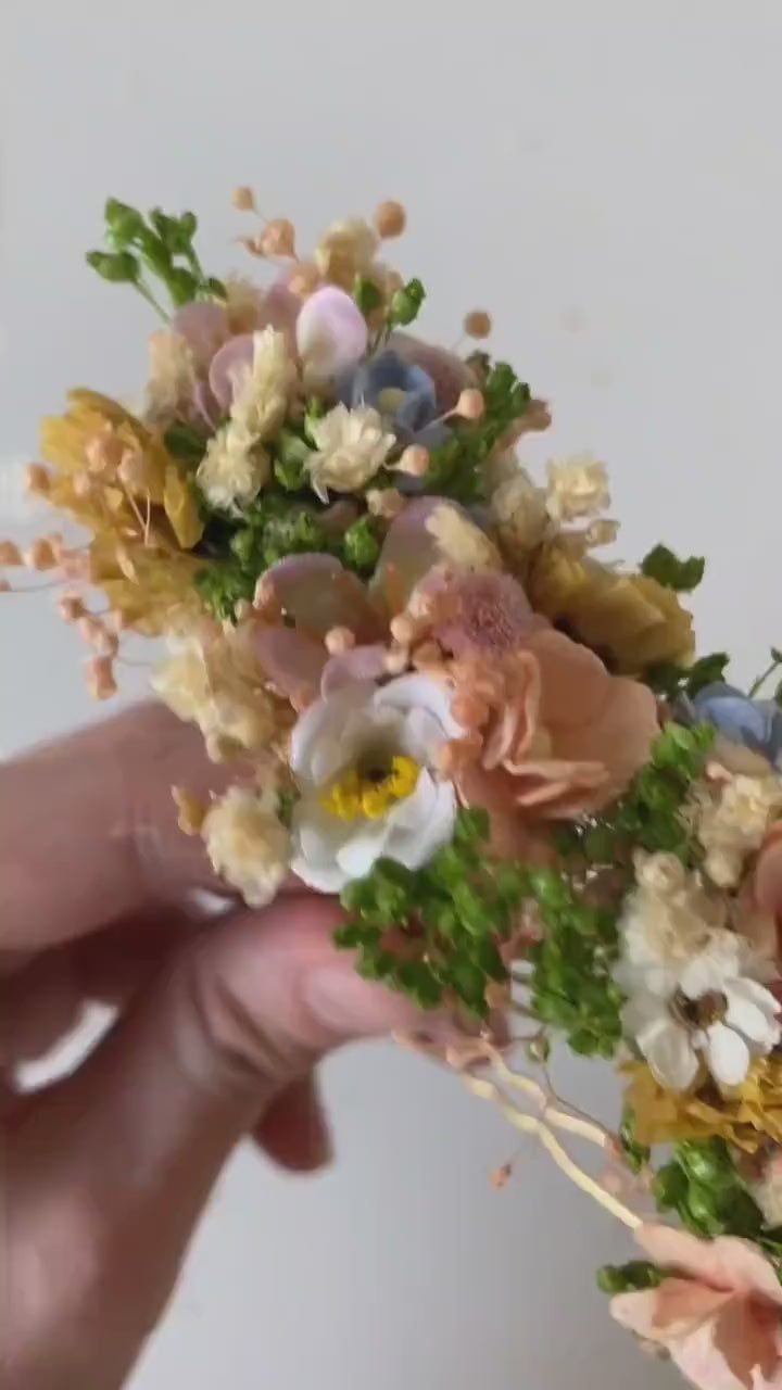 Wildflower Hair Pins: Bridal Meadow Flower Bobby Pins