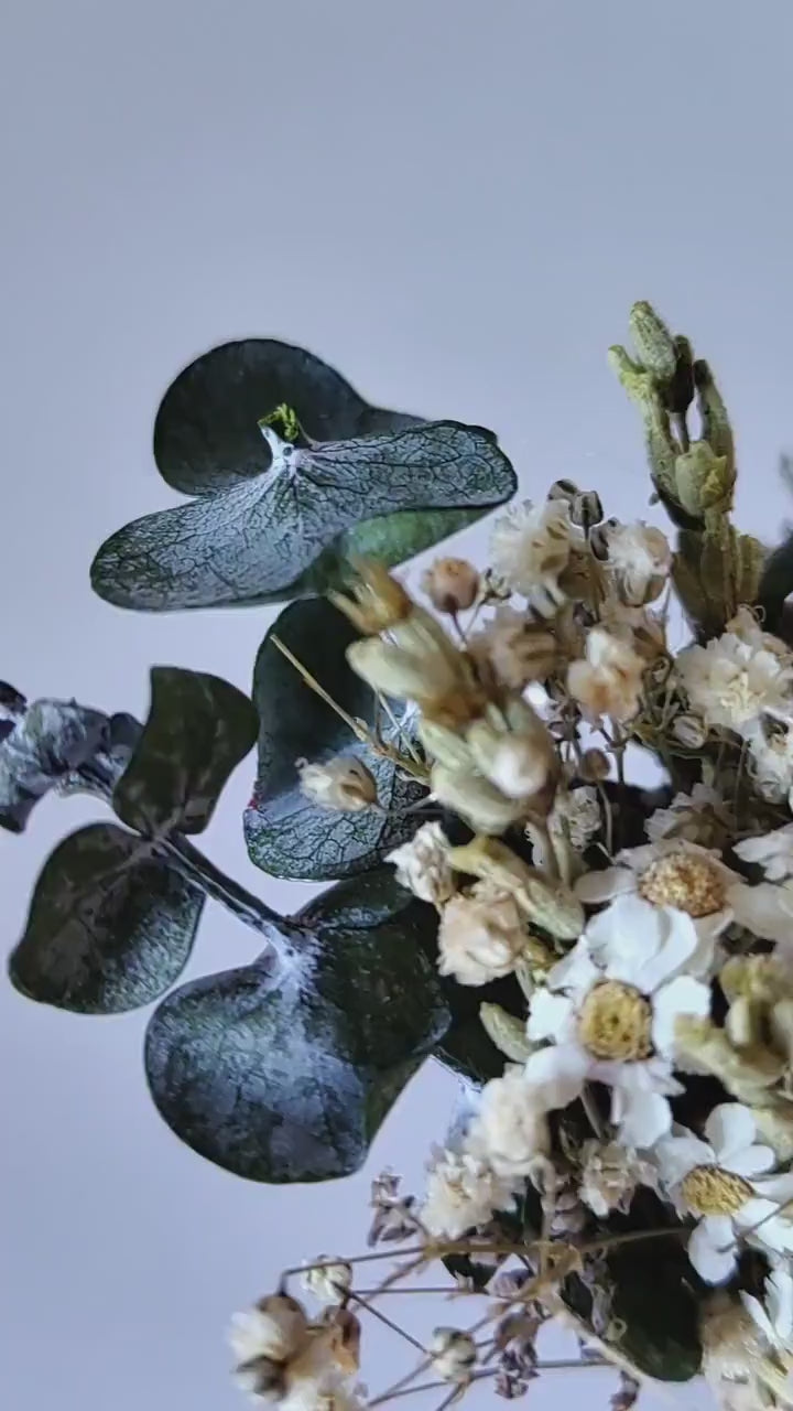 Greenery Boutonniere: Dried Eucalyptus Wedding Buttonhole