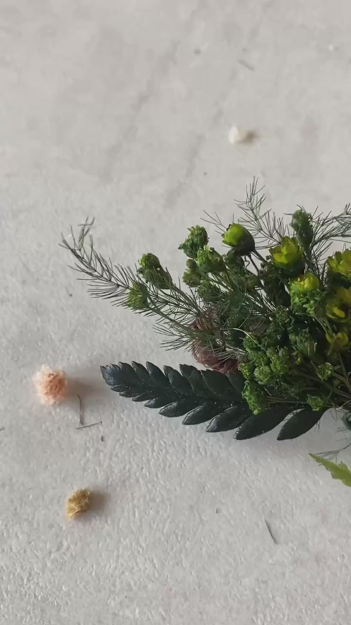 Greenery Wedding Hair Vine: Fern Woodland Bridal Accessory