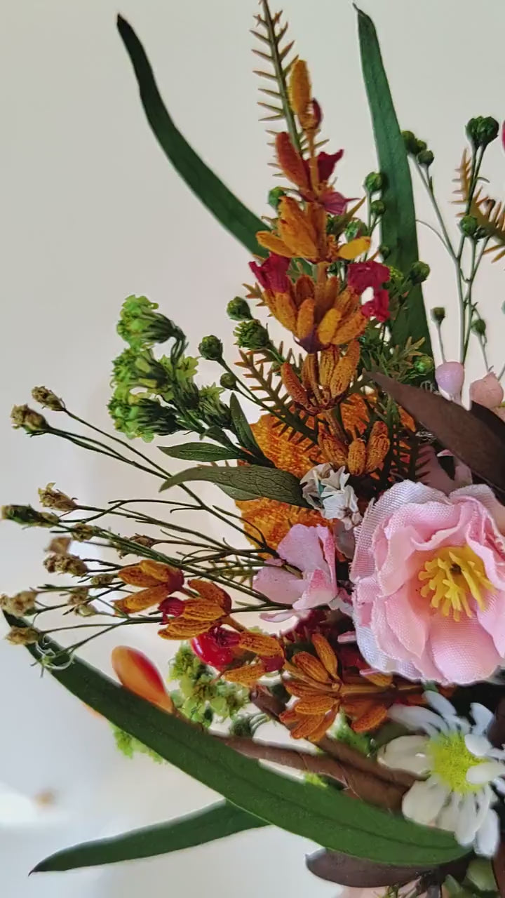 Handmade Summer Flower Bridal Belt: Colorful Wedding Sash