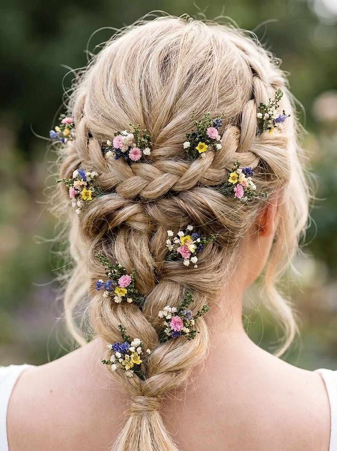 Wildflower Hairpins: Romantic Wedding Hair Accessories – handmade floral hair accessory by magaela