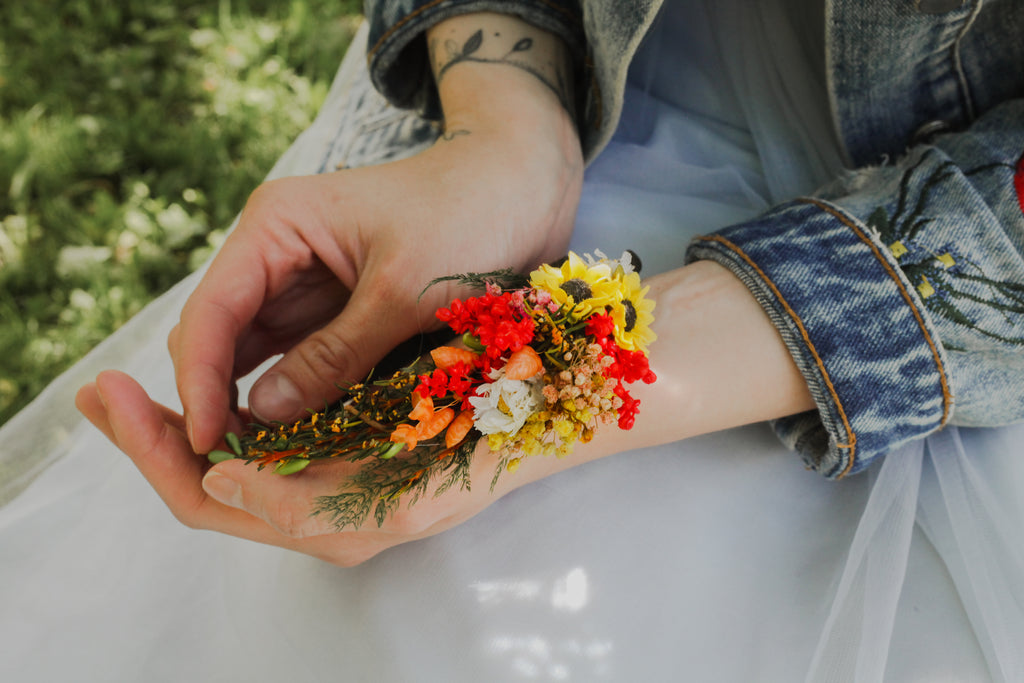 Flower on sale ring headband