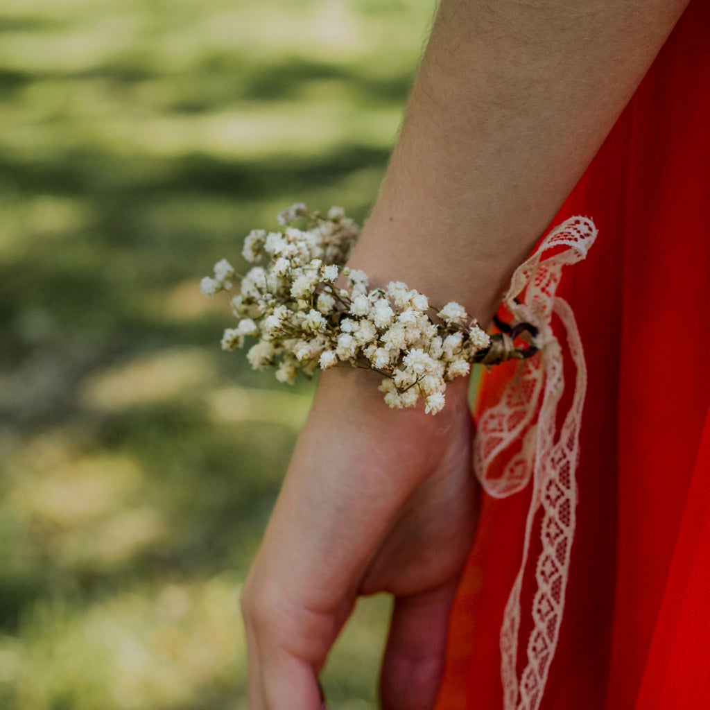 Bridesmaid Wrist Flower Corsage Bride Silk Wrist  Ubuy India